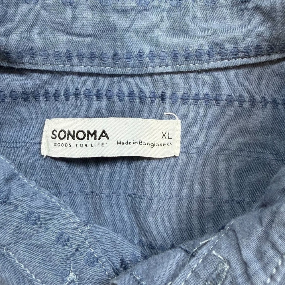 Sonoma XL 2 Pack‎ Short Sleeve Button Shirts Surf Shop Tropical Cotton - Picture 4 of 11